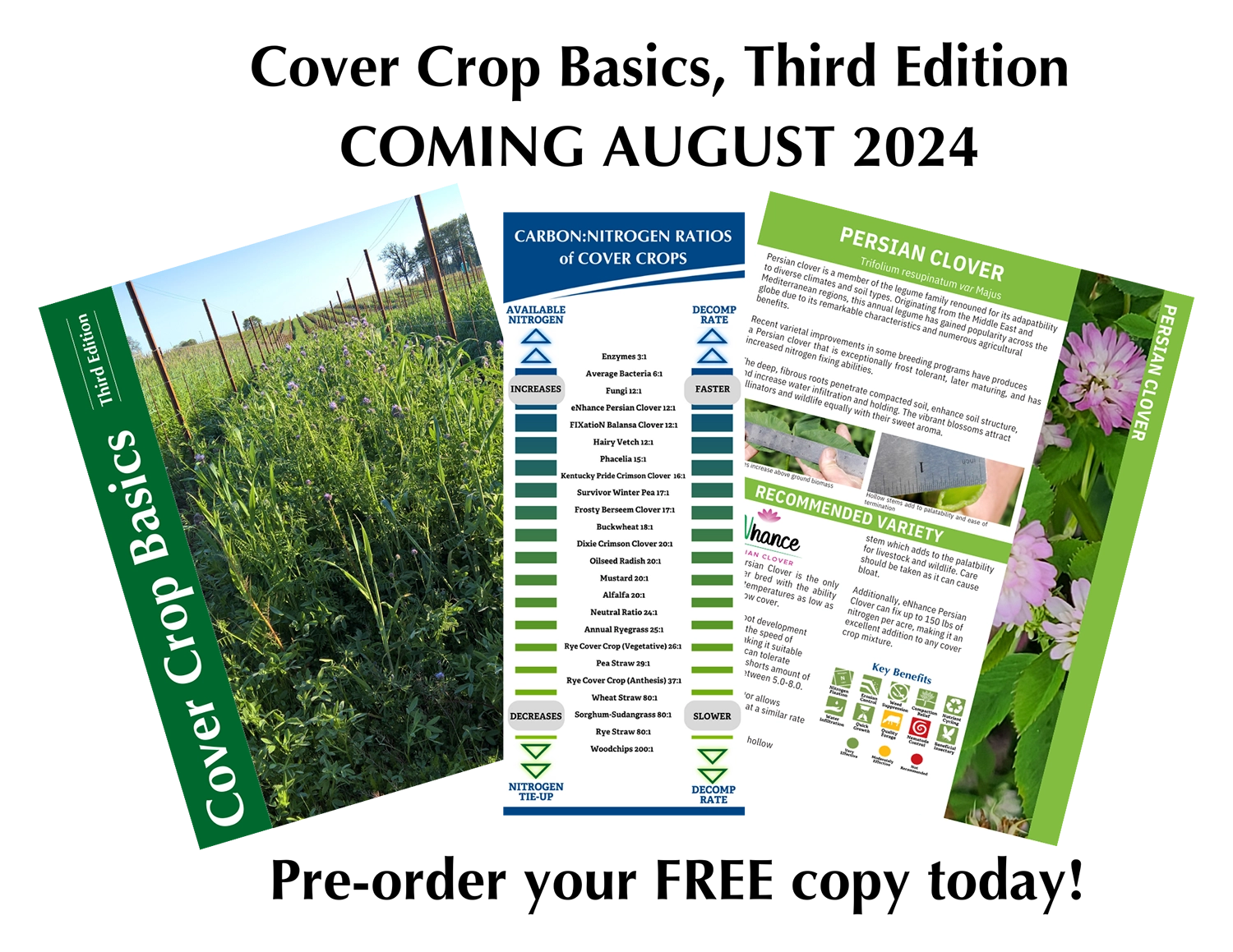 Cover Crop Basics Third Edition coming August 2024